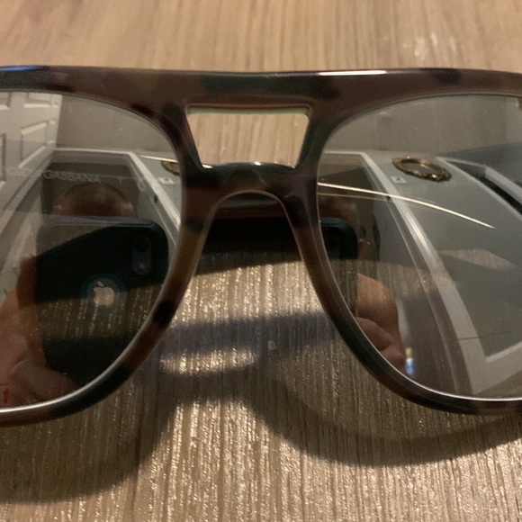 Dolce & Gabbana green camouflage aviator sunglasses - Picture 8 of 12